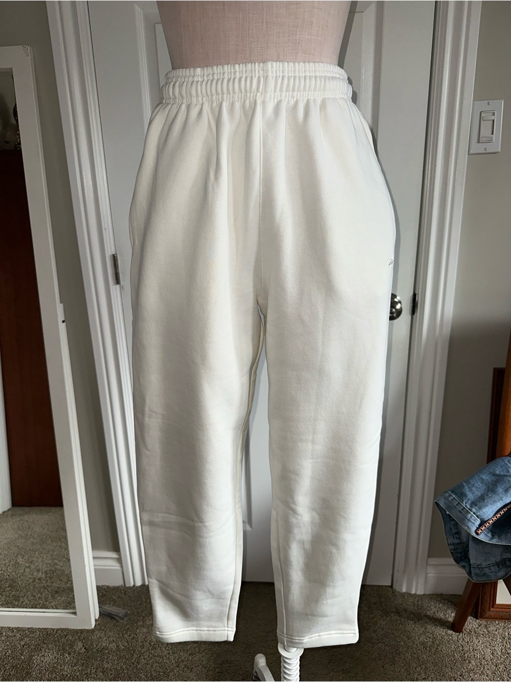 Reebok White Sweatpants